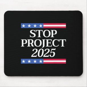 Project 2025 Anti Trump Usa Flag Political Women M Mouse Mat