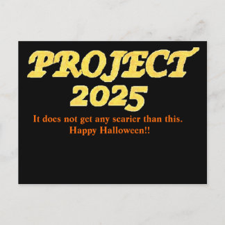 Project 2025 Post Card