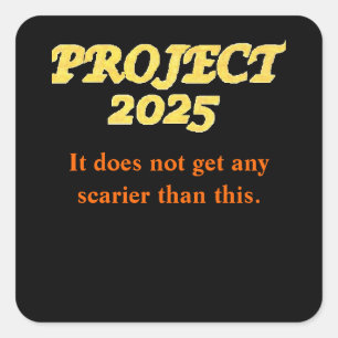 Project 2025 Sticker