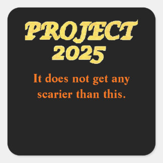 Project 2025 Sticker
