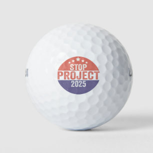 Project 2025 Trump American Patroitic USA Button Golf Balls