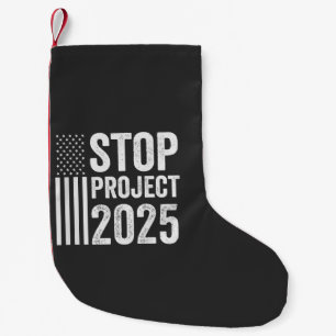 Project 2025 Trump American Republican USA Small Christmas Stocking
