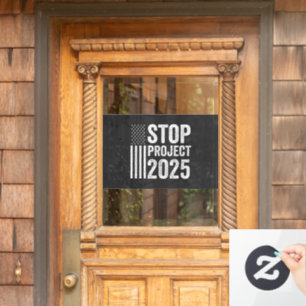 Project 2025 Trump American Republican USA Window Cling