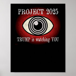 Project 2025. Trump Is Watching You  Poster