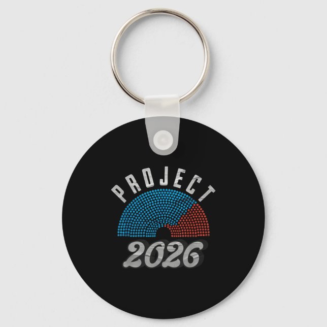 Project 2026 Tee Shirt  Key Ring (Front)