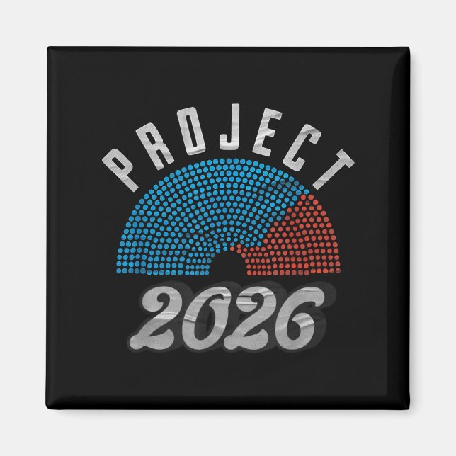 Project 2026 Tee Shirt  Magnet (Front)