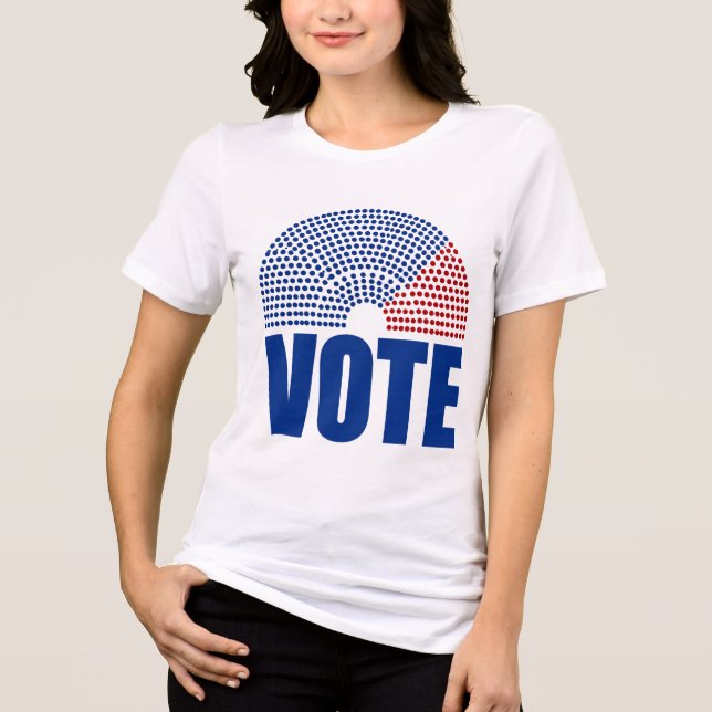 Project 2026- Vote 2026 Election Tri-Blend Shirt (Front)