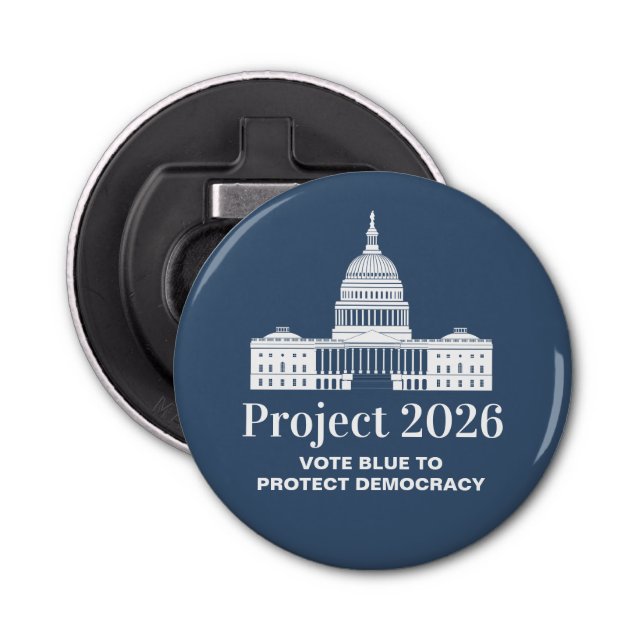 Project 2026 Vote for Democracy Bottle Opener (Front)