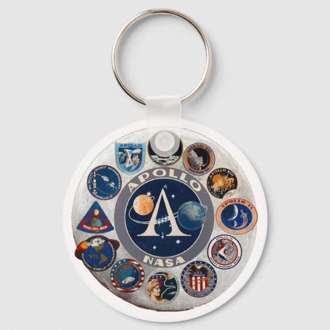Project Apollo: The Composite Logo Key Ring (Front)