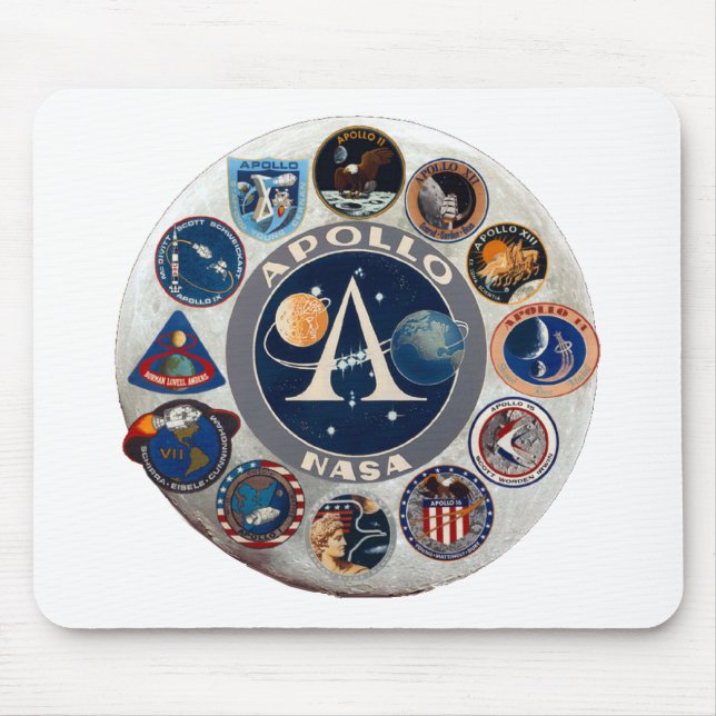 Project Apollo: The Composite Logo Mouse Mat (Front)