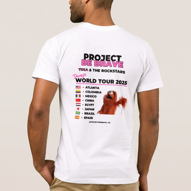 Project Be Brave Davey T-Shirt (Back)