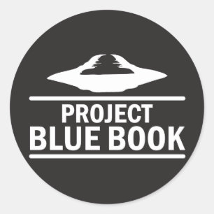 Project Blue Book Classic Round Sticker