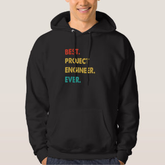 Project Engineer Profession Retro Best Project Eng Hoodie