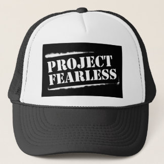 Project Fearless BLACK Trucker Hat