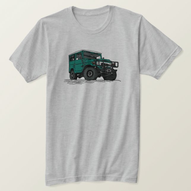Project FJ40 Land Cruiser  T-Shirt (Design Front)