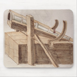 Project for a cannon mouse mat