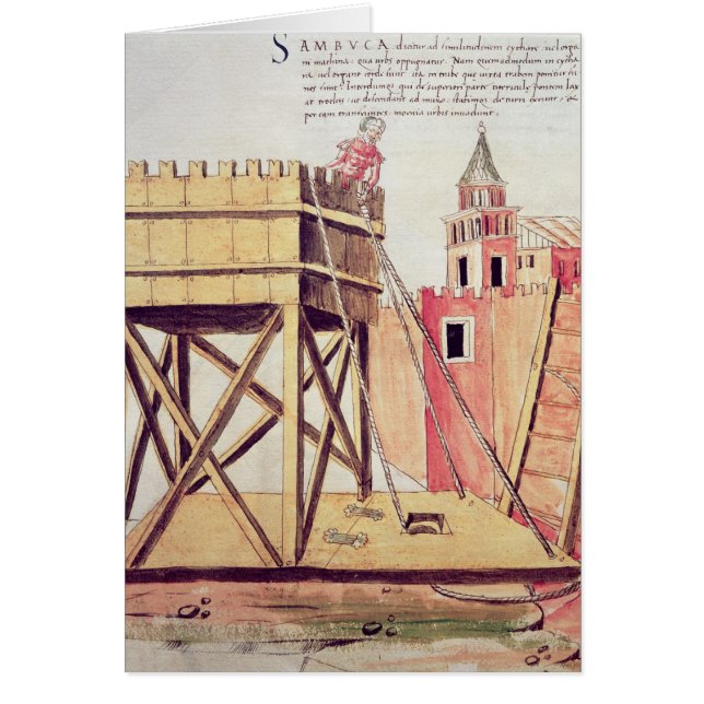 Project for a siege tower (Front)