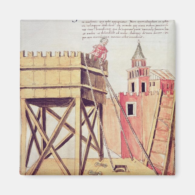 Project for a siege tower magnet (Front)