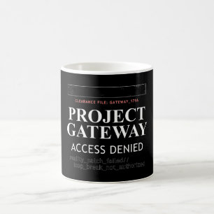 Project Gateway - ACCESS DENIED - Reality Glitch Coffee Mug