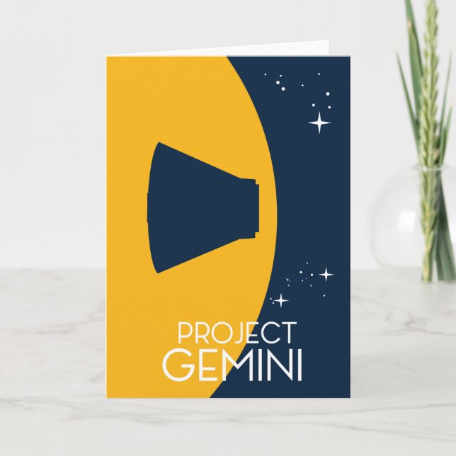 Project Gemini Space Art Holiday Card (Front)