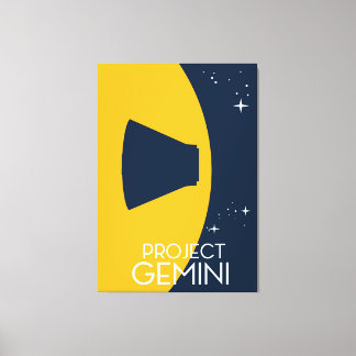 Project Gemini Space Art illustration Canvas Print