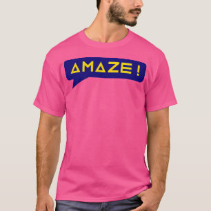 Project Hail Mary - Amaze (Yellow On Blue) T-Shirt