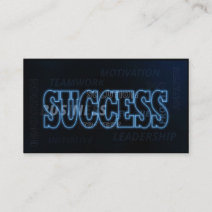 Project management business solutions expert terms business card