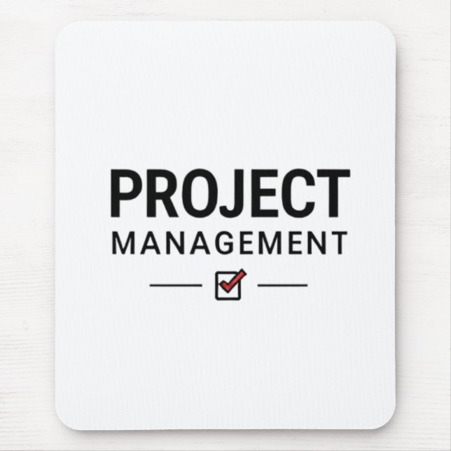 Project Management Mouse Mat (Front)