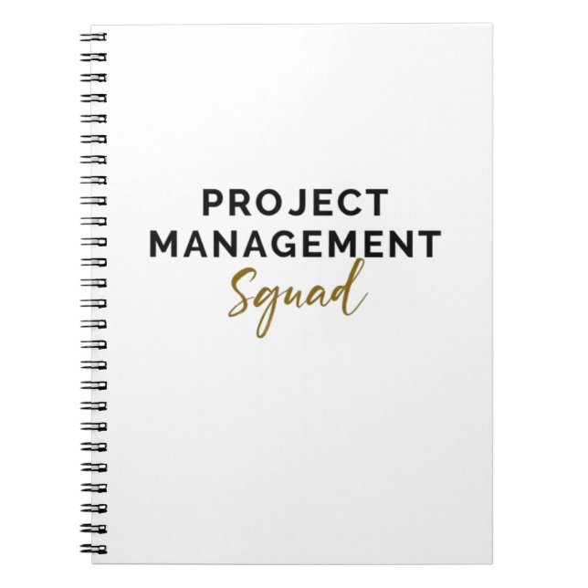 Project Management Squad  Notebook (Front)