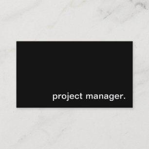 Project Manager Business Card
