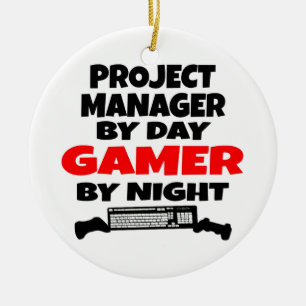 Project Manager Gamer Ceramic Tree Decoration