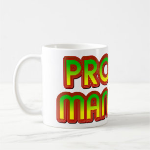 Project Manager green to Red Coffee Mug