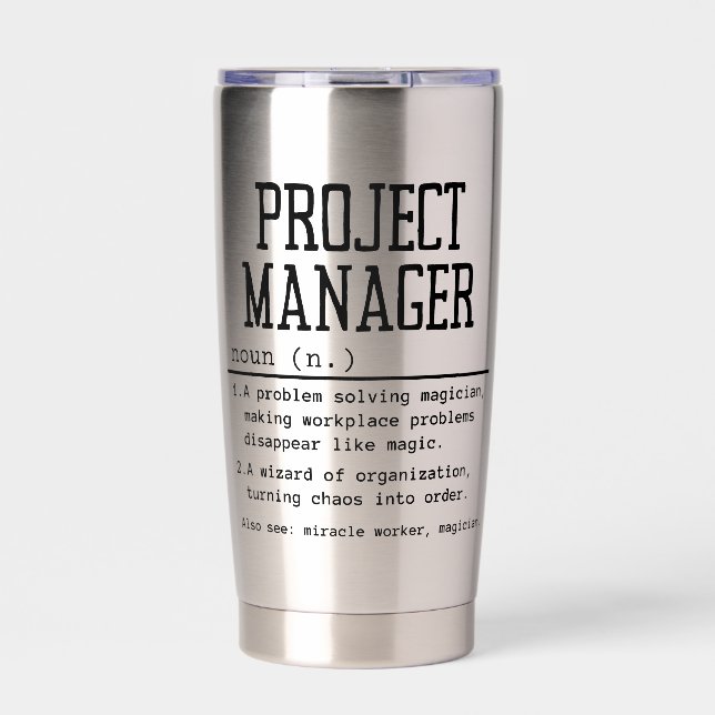 Project Manager Insulated Tumbler (Front)