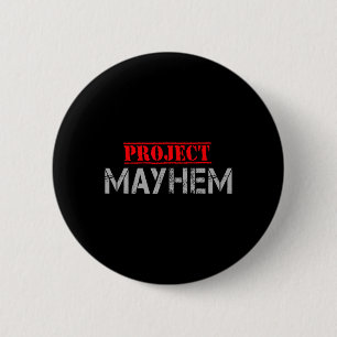 Project Mayhem - Underground Boxing Club Shirt 6 Cm Round Badge