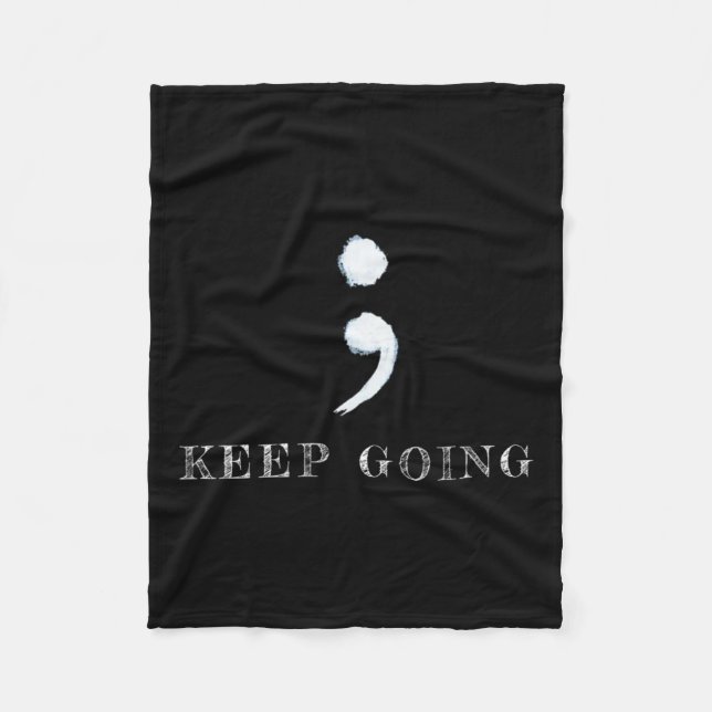 Project Mental Health Awareness  Fleece Blanket (Front)