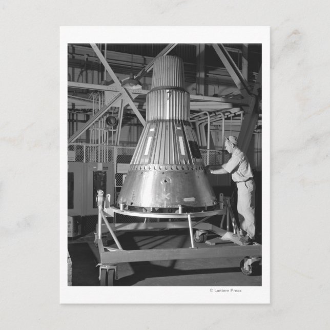 Project Mercury - Capsule #2 Photograph Postcard (Front)