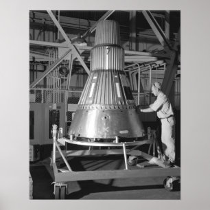 Project Mercury - Capsule #2 Photograph Poster