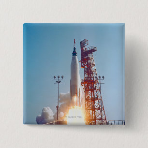 Project Mercury MA-9 Launch, Faith 7 15 Cm Square Badge