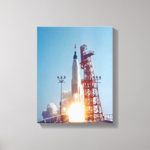 Project Mercury MA-9 Launch, Faith 7 Canvas Print
