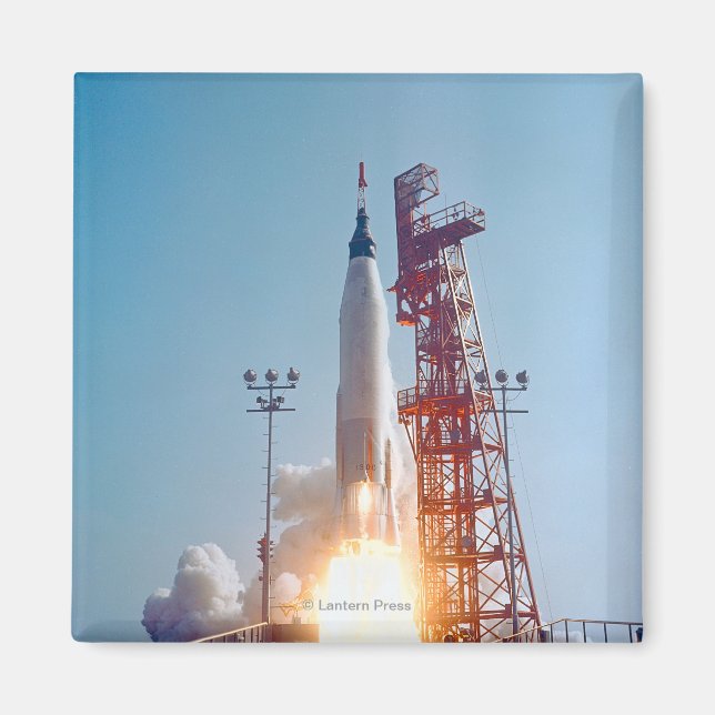 Project Mercury MA-9 Launch, Faith 7 Magnet (Front)