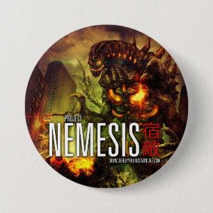 Project Nemesis - The Button! 7.5 Cm Round Badge