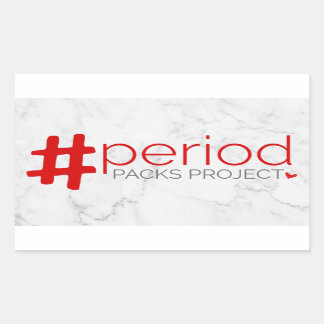 Project Period Packs Sticker - Rectangle