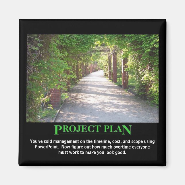 Project Plan - just make it match PowerPoint Magnet (Front)