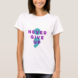 Project Semicolon Never Give Up Suicide Prevention T-Shirt
