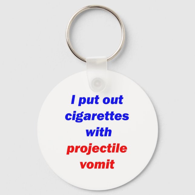 Projectile Vomit 2 Key Ring (Front)