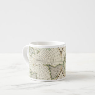 projection showing magnetic declination espresso cup