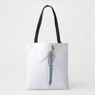 Projet de robe, ete, l'accroche-coeur (1924) tote bag