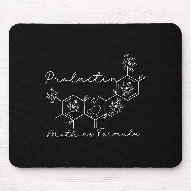 Prolactin Mothers Formula Lactation Nurse Labor An Mouse Mat (Front)