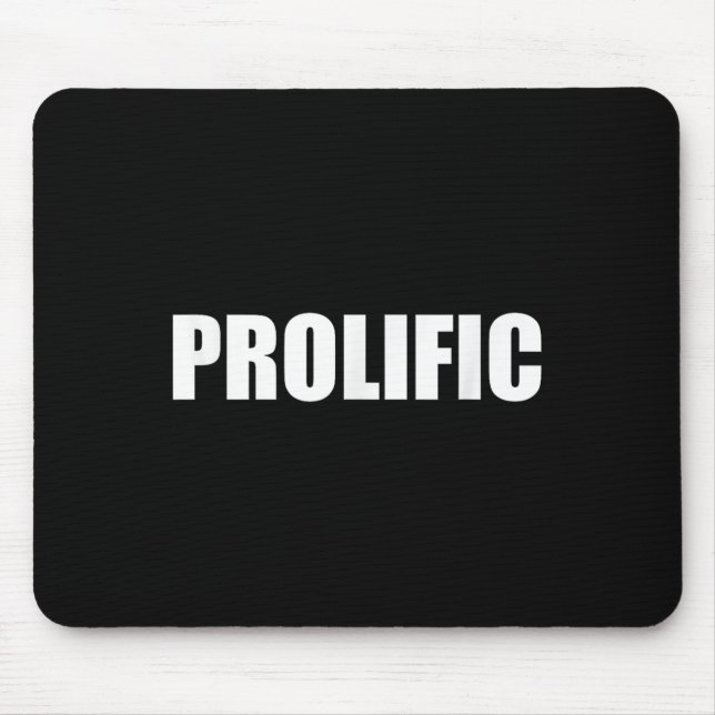 Prolific Insrational For Entrepreneurs  Mouse Mat (Front)