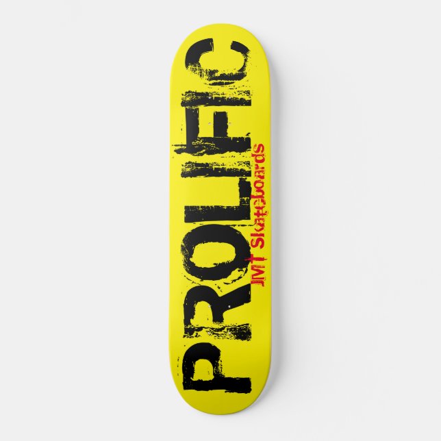 PROLIFIC /JMT SKATEBOARDS (Front)